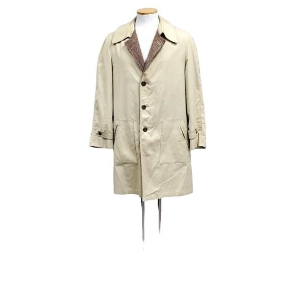 Christian Dior Trench Coat 42 L Vintage Polyester Cotton tailored by Gleneagles - Picture 1 of 9